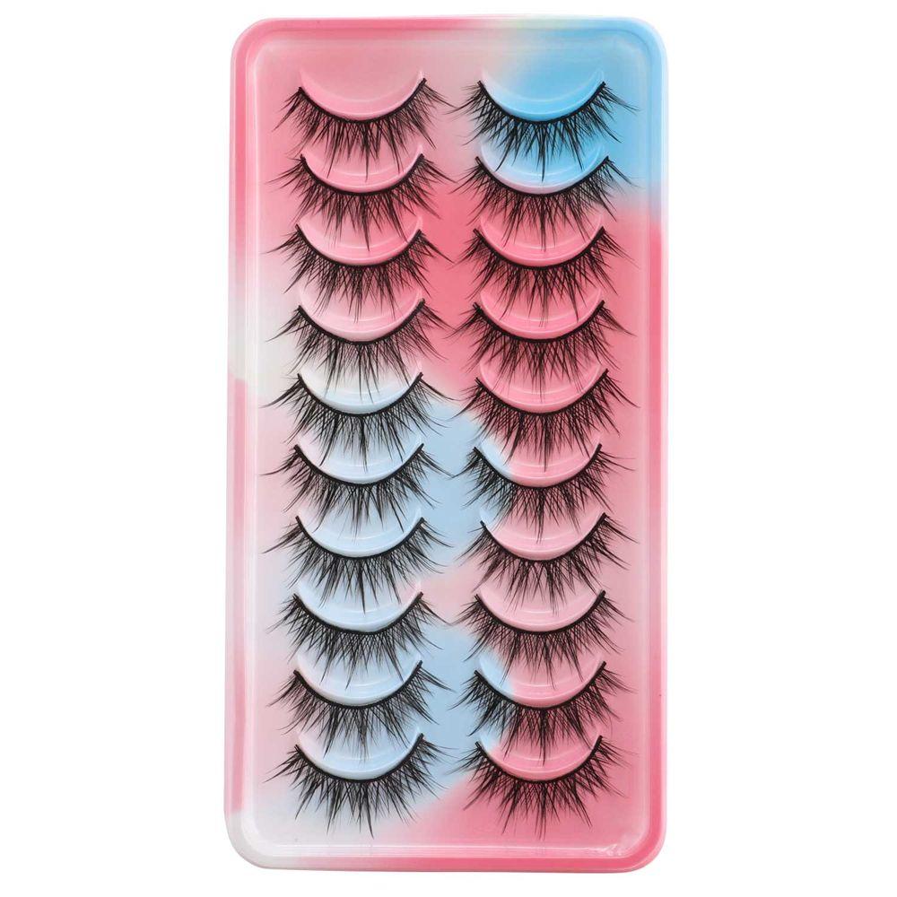 Fake Eyelashes Fairy Clusters Cat-Eye Makeup Anime Lashes Cosplay Lashes Mink Lashes Manga Lashes