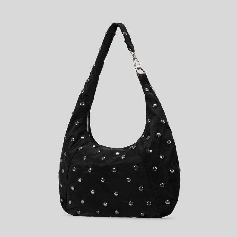 

Water-resistant Handbag Crescent-shaped Single-shoulder Bag Hot Girl Underarm Bag чорний