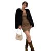 Mao Mao Jacket Women's Autumn and Winter New Imitation Fox Hair Celebrity Style Fluffy Fashion Short Fur