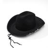 Classic Shiny Western Cowboy Hat Wide Brim Star Glitter Cowgirl Hat Cap Ethnic Style Summer Hat Costume Accessories
