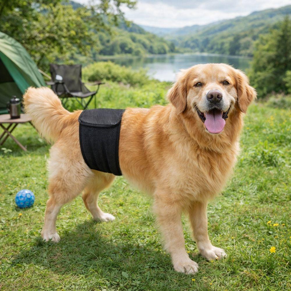 Breathable Mesh Male Dog Physiological Pants Anti-Leak High-Absorbency Sanitary Underwear Solid Color Anti-Harassment
