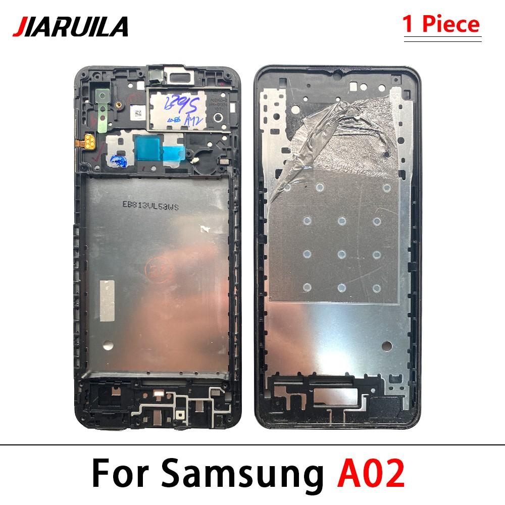 New Front Housing LCD Display Frame For Samsung A02 A02s A12 A22 A32 A52 A52s A72 4G 5G Housing Middle Frame Bezel Plate Cover