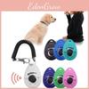 High Quality Plastic Dog Training Clicker Pet Training Device In White Black Pink Blue Deep Blue Green And Lake Blue