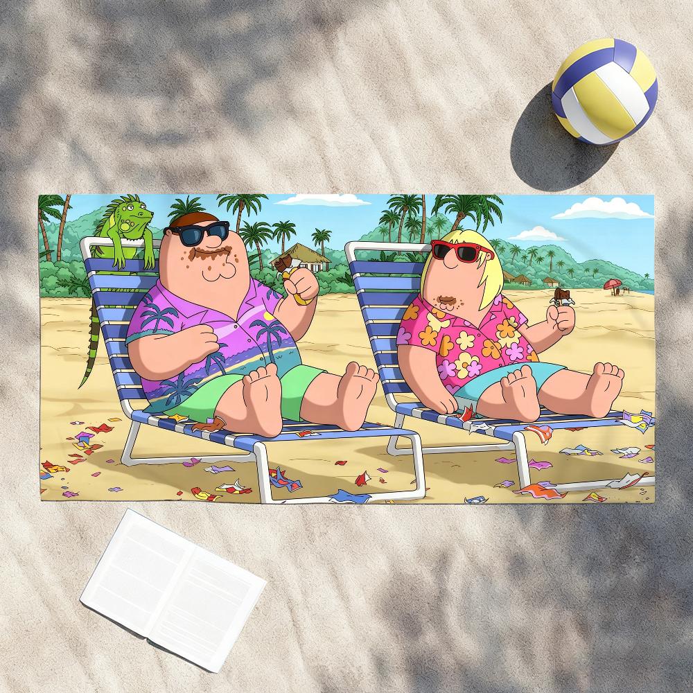 Funny tv F-Family G-Guy Towel Drying Bath Towel Applicable To Light Swimming Camping Yoga Beach Out