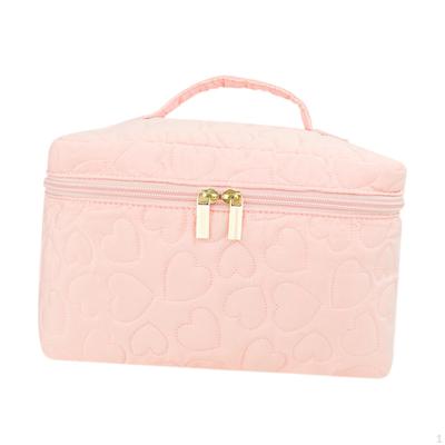 Travel Cosmetic Bag Wash Organizer Pouch with Handle Large Capacity Aesthetic Toiletry