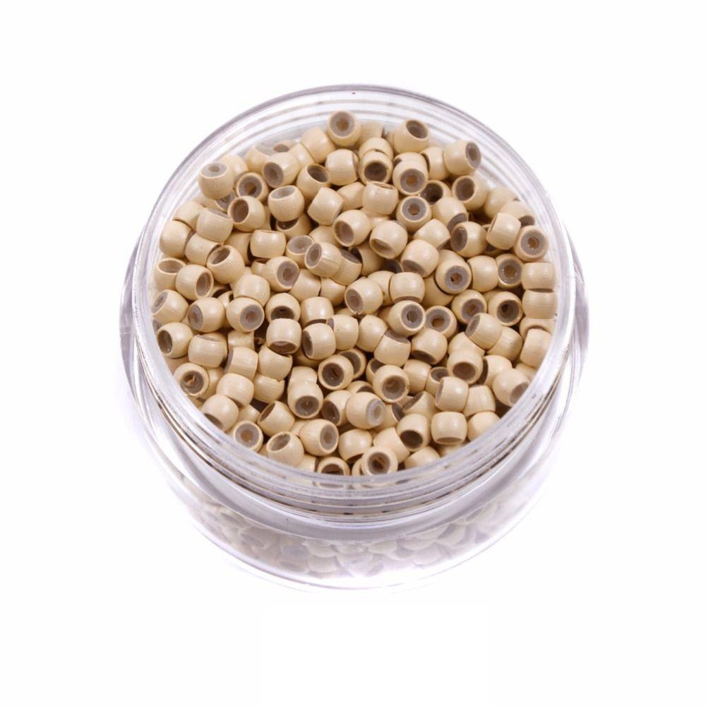 1000 Pcs Micro Beads Silicone Nano Rings Hair Rings Lined Hair Beads  Salon