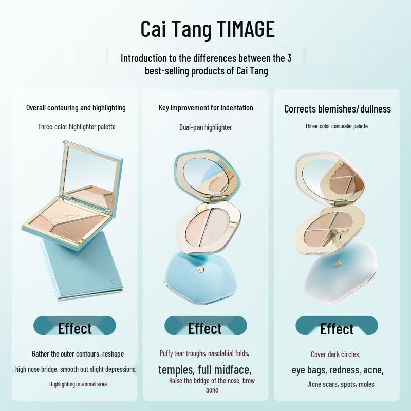 TIMAGE Face Sculpting Contour & Highlight Palette