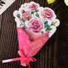 1PCS Carnation Creative Floral Postcard - Exquisite Greeting Card for Birthday Teacher Day Gifts Beautiful Thanks Flowers