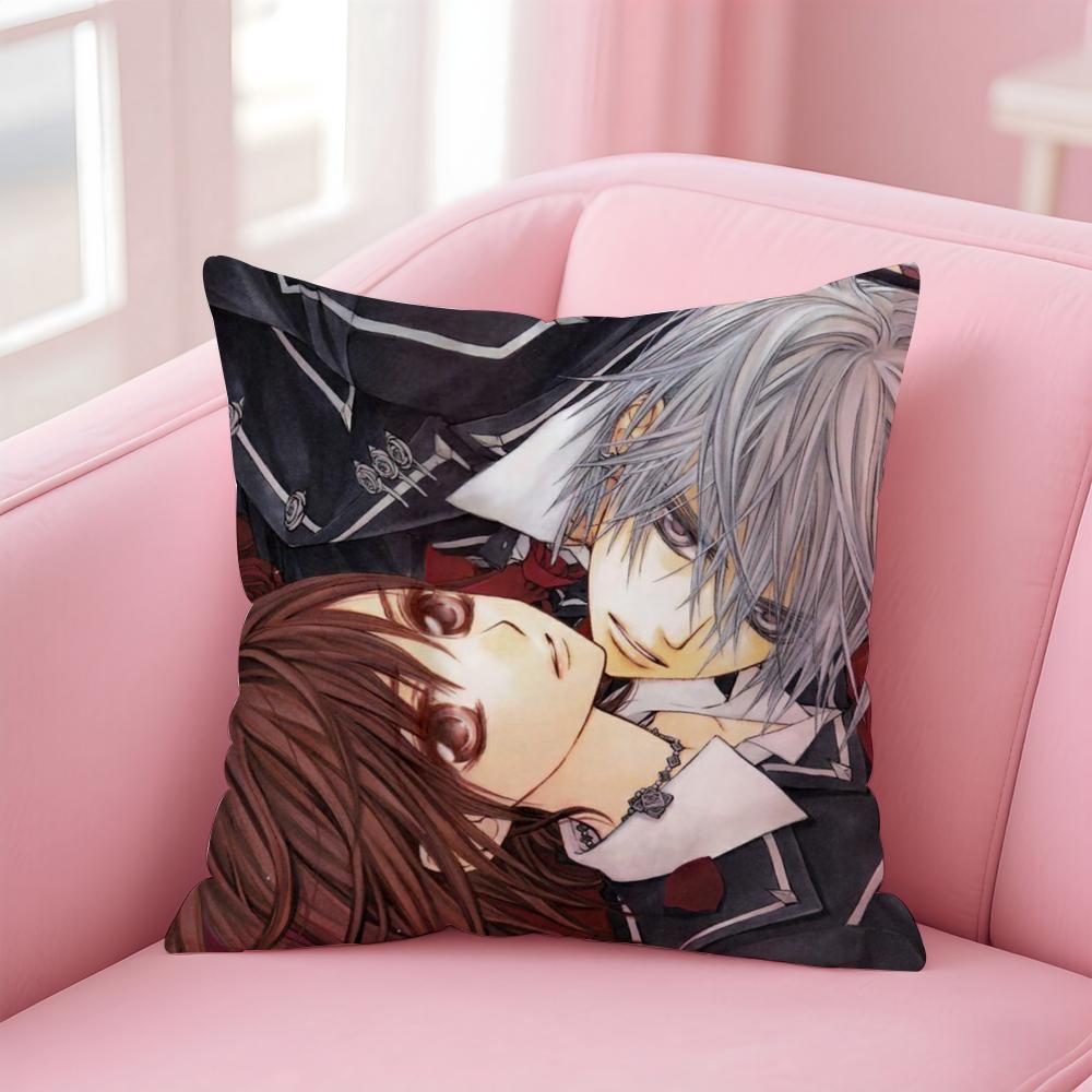 V-Vampire Knight Cushion Cover Comfortable Reversible Pillow Cover Ideal for Car Sofa Bedroom & Beyond