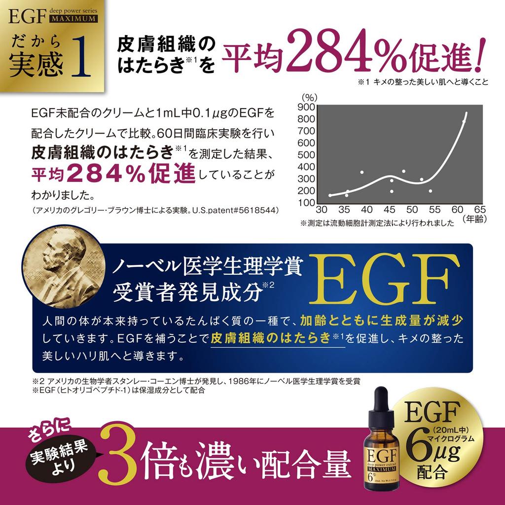 EGF Maximum set serum 20ml lotion 100ml cream Made in Japan Highly concentrated aging care Made in Japan Moisturizing Highly moisturizing For aging