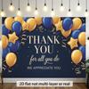 1Pcs Navy Blue Golden Thank You Decoration Background Backdrop For Photo Studio Photo Booth Party