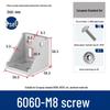 Aluminum 90° Corner Bracket Connector for 4040/2020/3030 Profiles