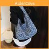 Urban Minimalist Polka Dot Leopard Print Pattern Canvas Tote Bag For Daily Use With Magnetic Closure And Interior Pockets