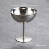 Edelstahlkelchbecher Eisdessert Salatschüssel Obstteller Snackschale Puddingbecher Tasse KTV Bar Zubehör