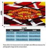 1PC Manchester United F Custom Name Patterned Flannel Blanket Suitable For All Seasons for Home Decor Warmth and Comfort Gifts Holiday Present