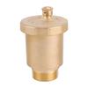 HVAC System Automatic Float Valve Brass Exhaust Valve with Air Bleeder Vent Valve No Water Leakage Maximum Pressure 150 PSI