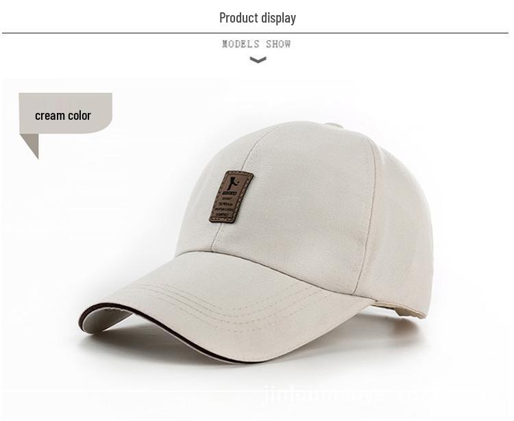 Classic Canvas Inscription Baseball Cap - Spring/Autumn Outdoor Sunshade