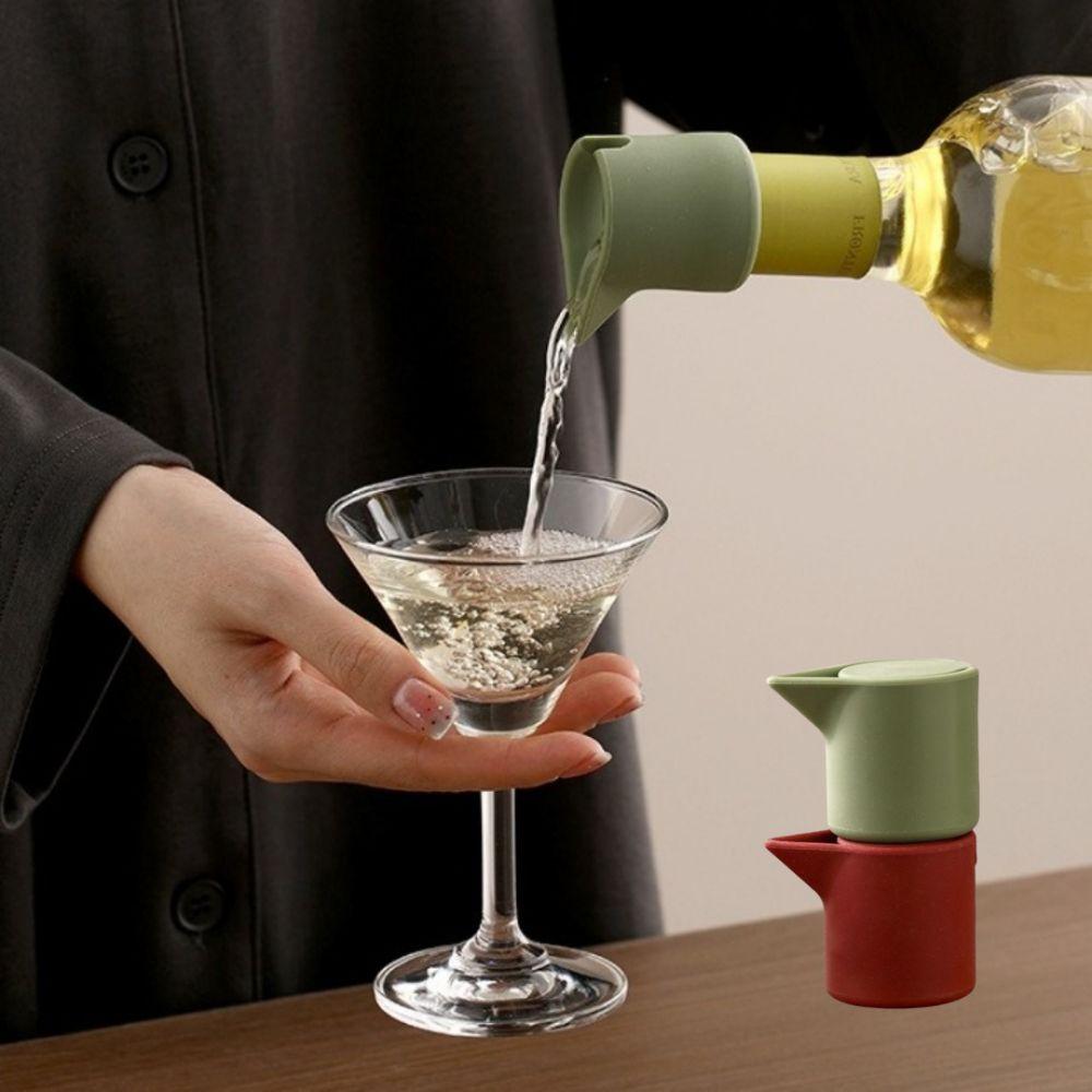 

Silicone Wine Sealer Dispensers Red Green Coffee Preservation Cover Cap Bottle Stopper Home Decor кавовий