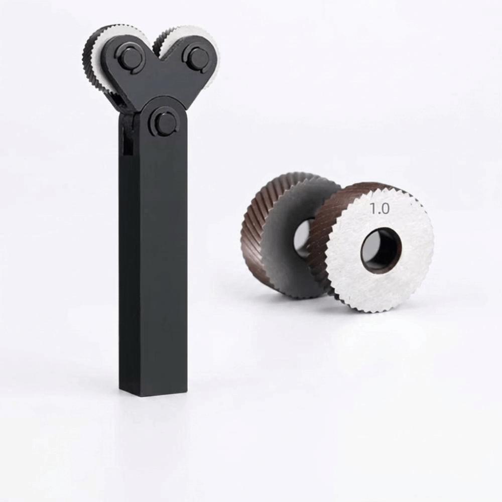 Multiple Cutters Double Wheel Knurling Cutter Multi Pitch Knurling Tools  Lathe Processing