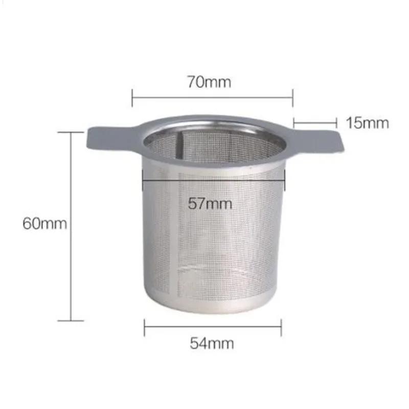 1/2Pcs Multi-purpose Stainless Steel Reusable Mesh Tea Infuser Strainer Leaf Filter Sieve Cup Parts.