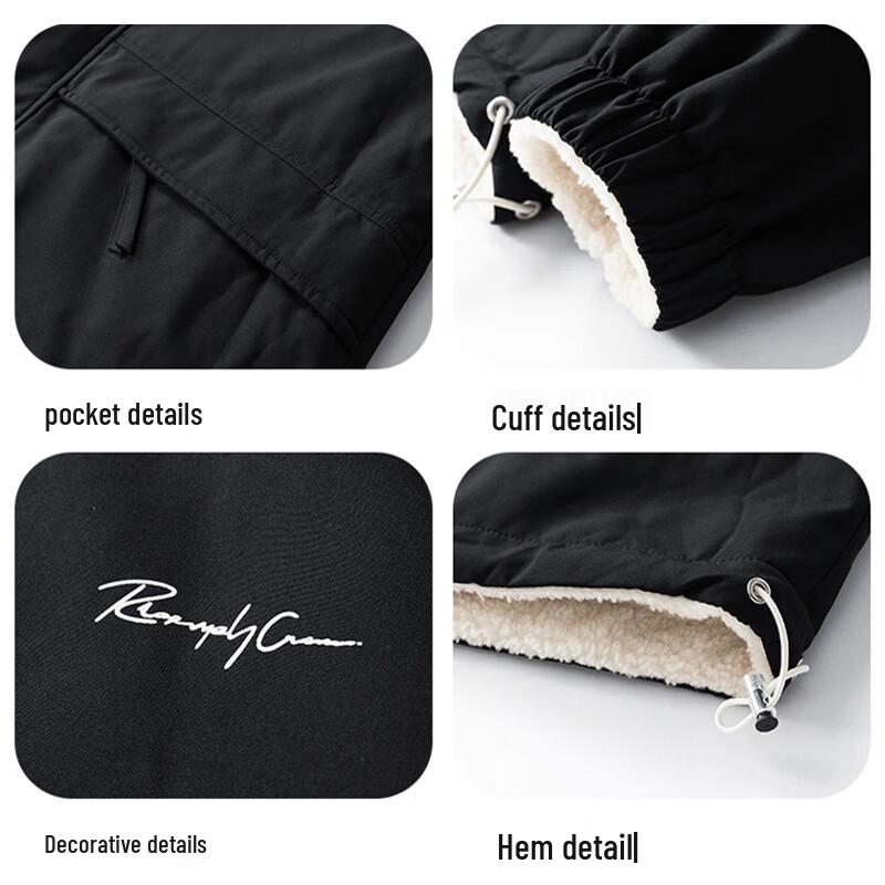 NASA MARVEL Herren Wende-Winterjacke