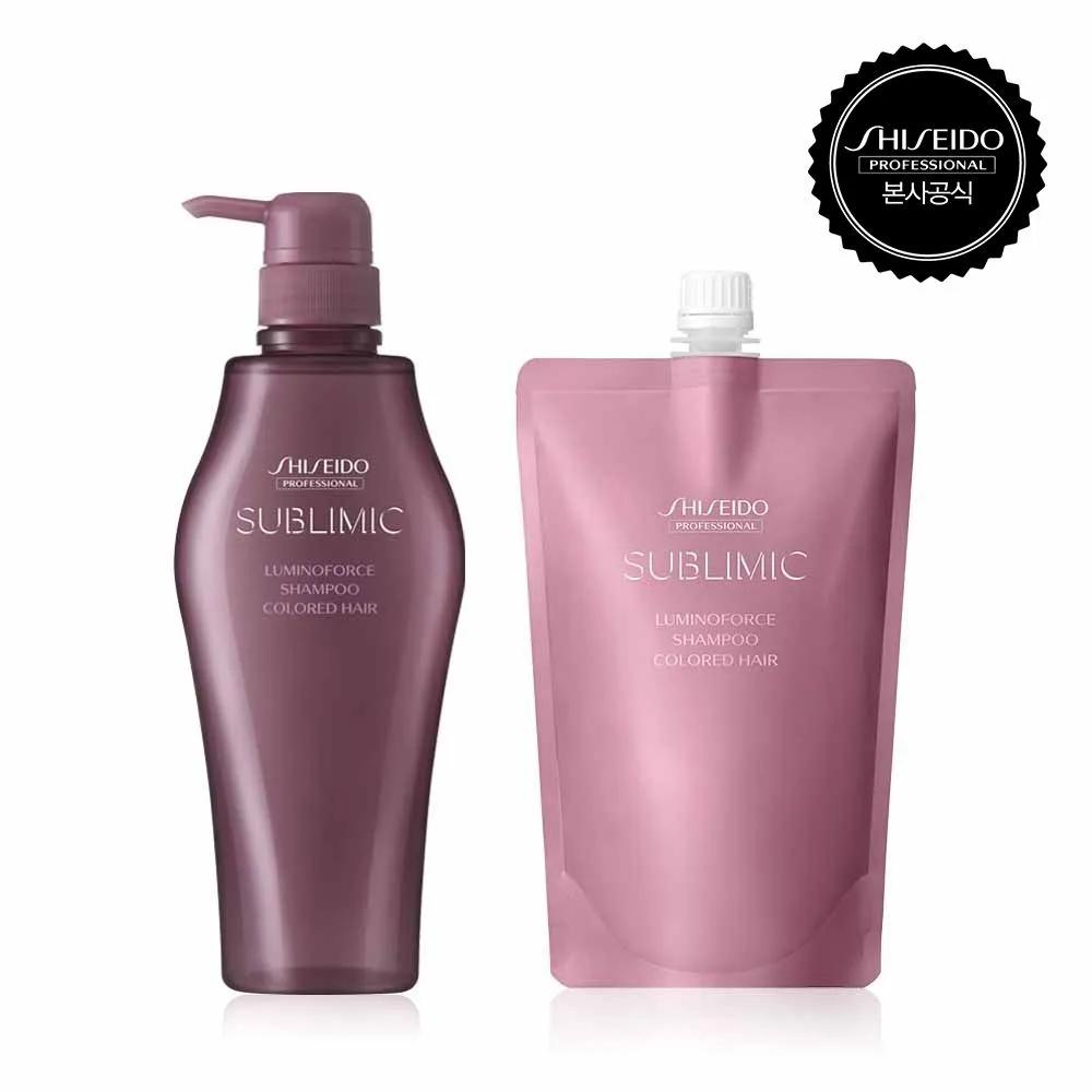 Sublimic Luminoforce Shampoo 500ml + Shampoo 450ml (Refill)