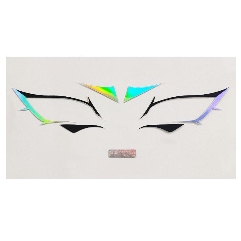 Προσωρινό αυτοκόλλητο προσώπου Αυτοκόλλητο τατουάζ Stage Art Αυτοκόλλητο ομορφιάς DIY Προσομοίωση λέιζερ αυτοκόλλητο με λέιζερ
