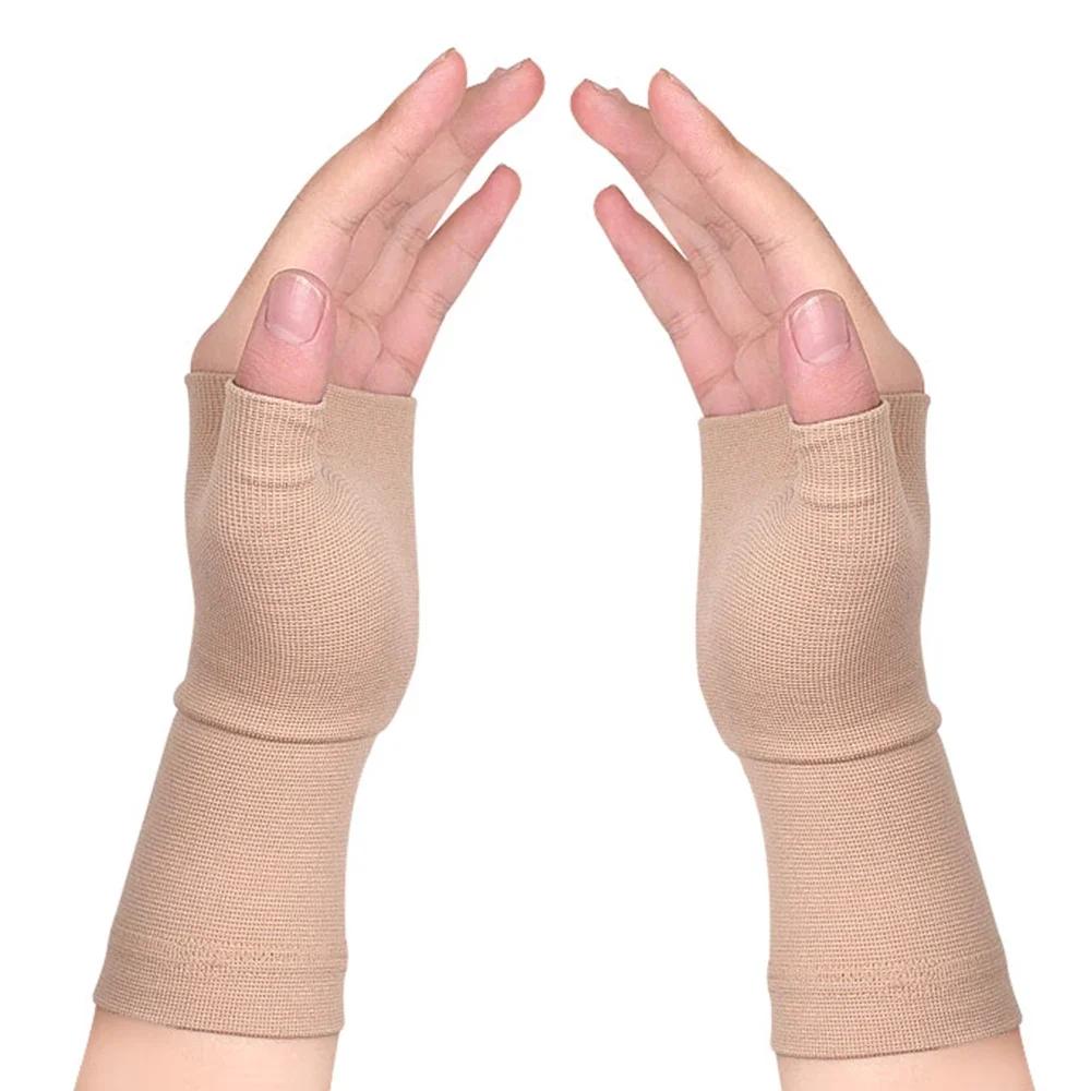 1Pair Wrist & Thumb Support Sleeve, Compression Arthritis Glove For Carpal Tunnel, Wrist Pain & Fatigue, Sprains,Rsi, Tendonitis