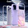 For iPhone 17 Pro Case Water Transfer Printing PC+TPU Phone Cover