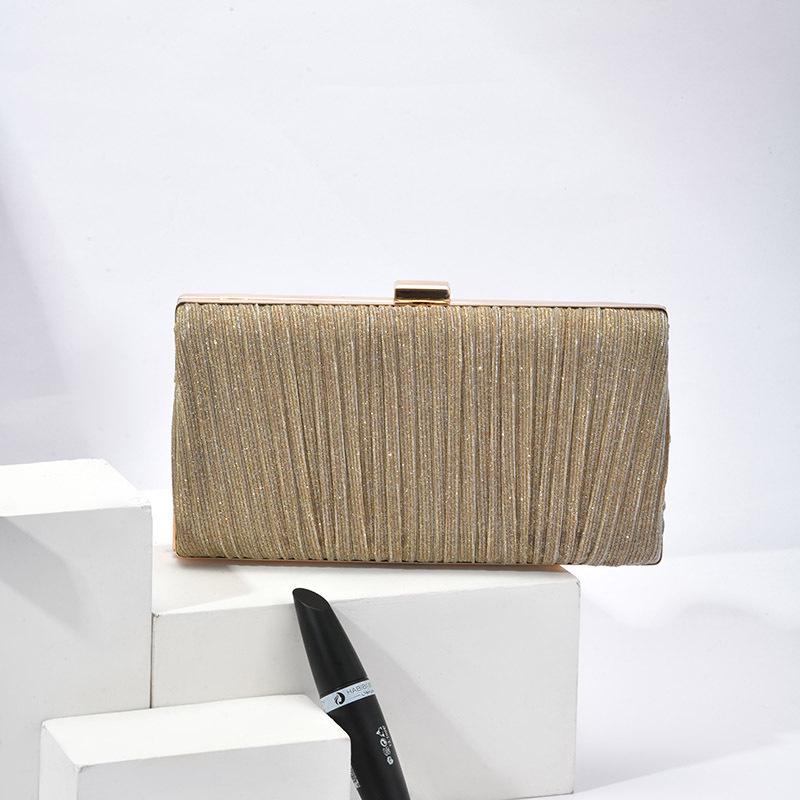 European Style Solid Color Evening Clutch Bag - New Fashionable & Simple Socialite Banquet Accessory