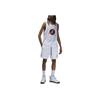 Jordan Logo Print Breathable Mesh Fitted Basketball Tank Top Men Tops White DX9729-100
