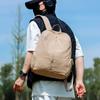 Nylon Backpack Solid Color Large Capacity Backpack