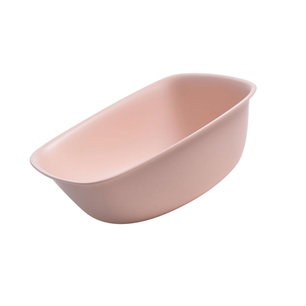 Waschbecken aus Kunststoff für den Haushalt, Schlafsaal, niedliches quadratisches Wäschebecken, Waschbecken zum Abwaschen, klein, Rosa