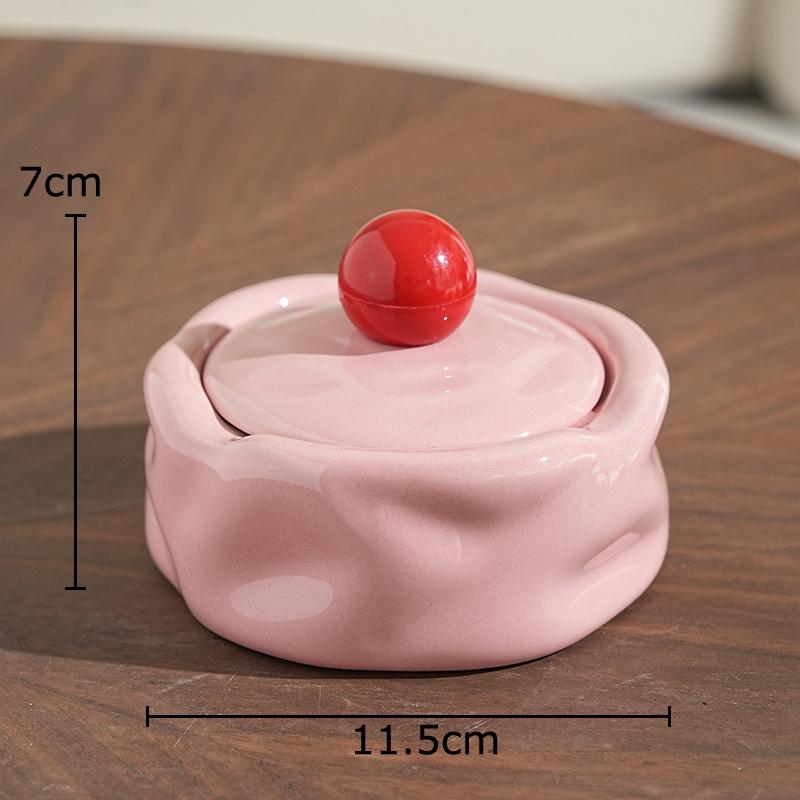 Colorful Irregular Shape Ashtray Ceramic Ash Tray Home Office Table Smoking Accessories for Weed Ashtrays Gift for Boyfriend