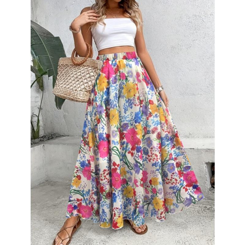 Spring and summer women s casual skirt L
