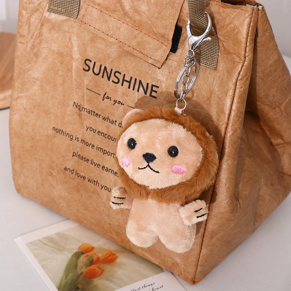 Cartoon Stuffed Toys Plush Toy Lion Plush Doll Lion Keyring Plush Pendant Lion Plush Keychain