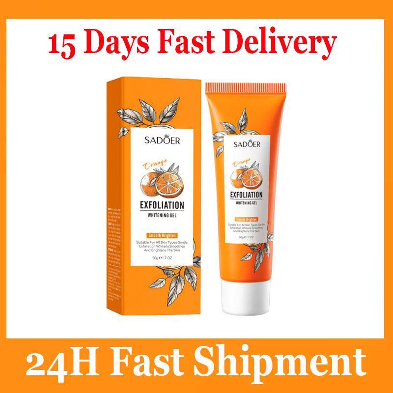 Orange Exfoliating Peeling Gel Facial Scrub Moisturizing Nourish Repair Scrubs Blackhead Removal Face Cleanser Korean Cosmetics
