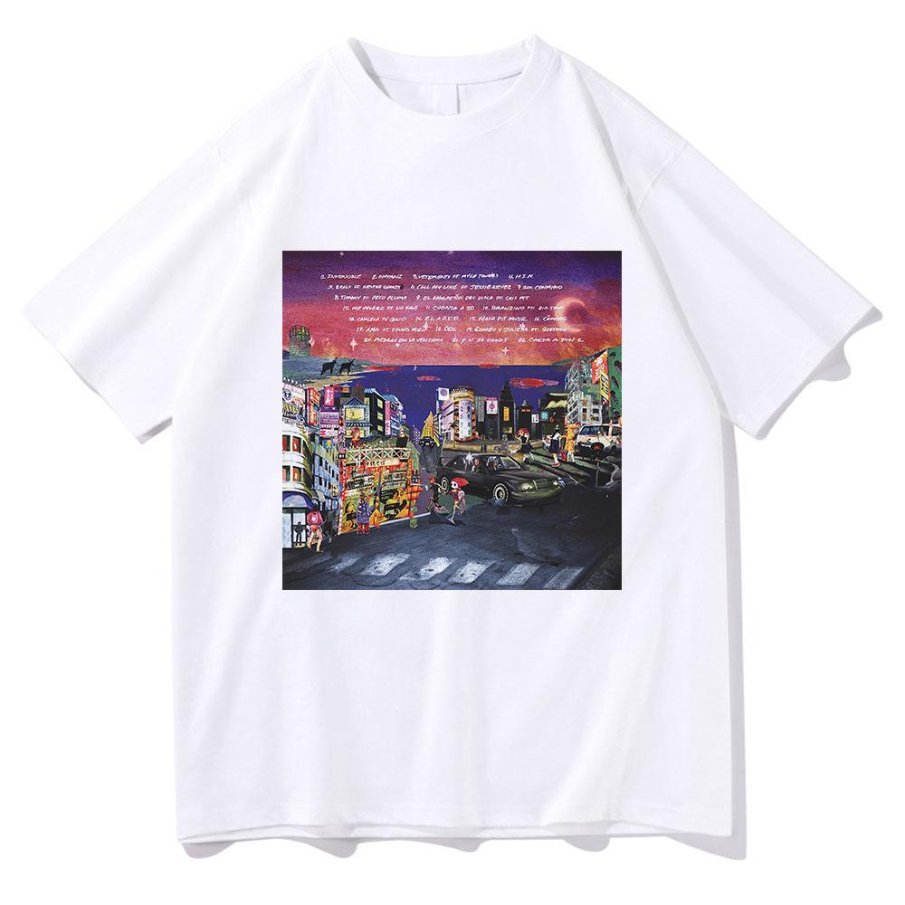 2025 Summer  Album DON KBRN Tshirt Eladio Carrión Fashion Men and Women Clothing Harajuku Summer Graphic T Shirts for Fans Gifts