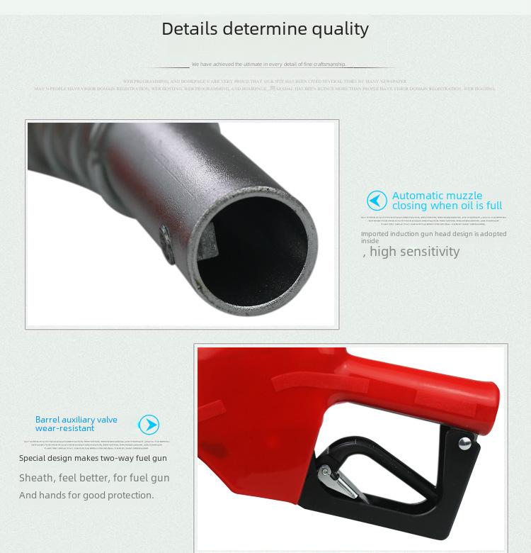11A Automatic Self-Sealing Fuel Nozzle for Diesel, Gasoline, and Methanol Refueling