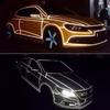 45mx1cm Car Vehicle Body Waterproof Reflective Decoration Strip Decal Sticker