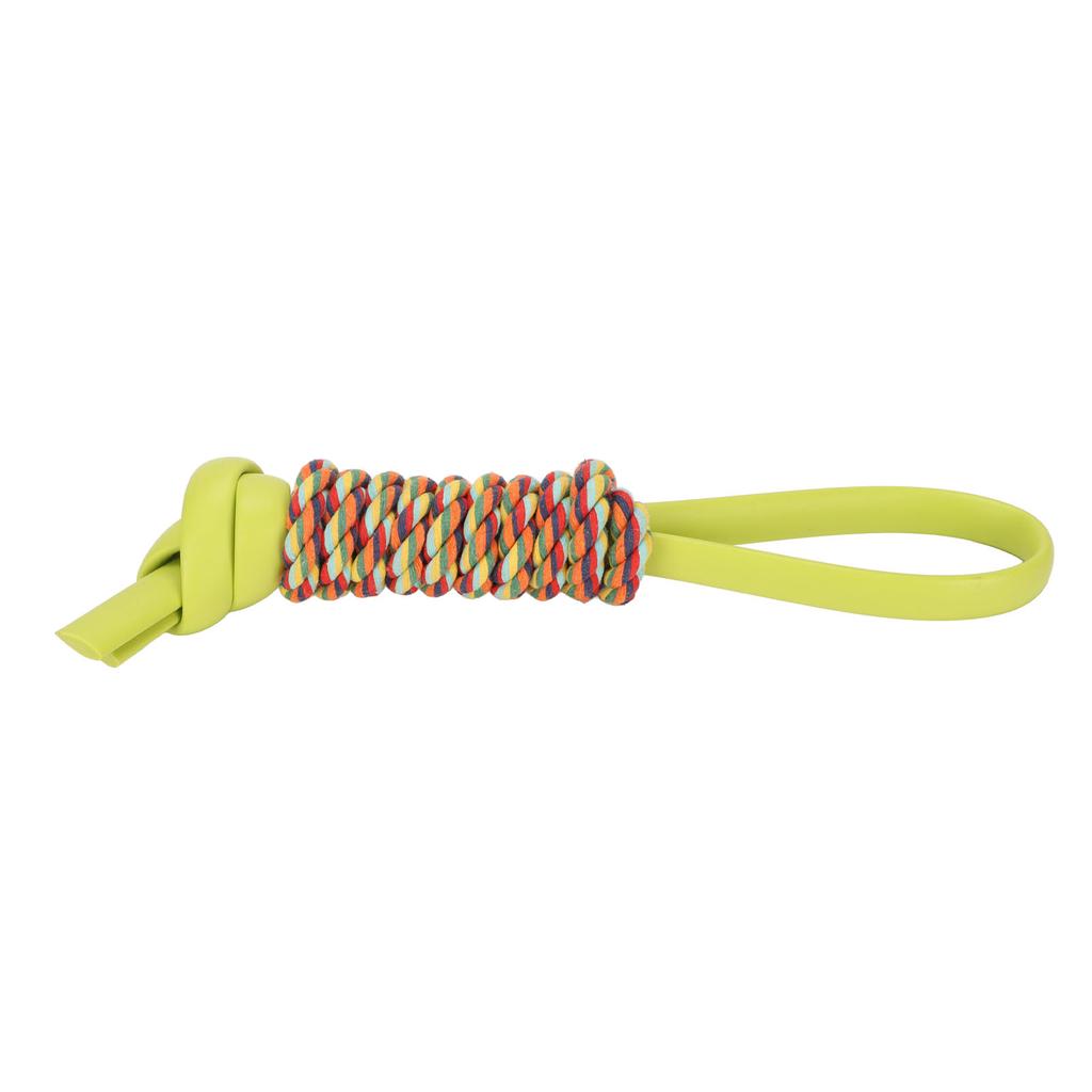 Dog Chew Rope Toys Multipurpose TPR Bite Resistant Teeth Grinding Interactive Cotton Rope Dog Toys