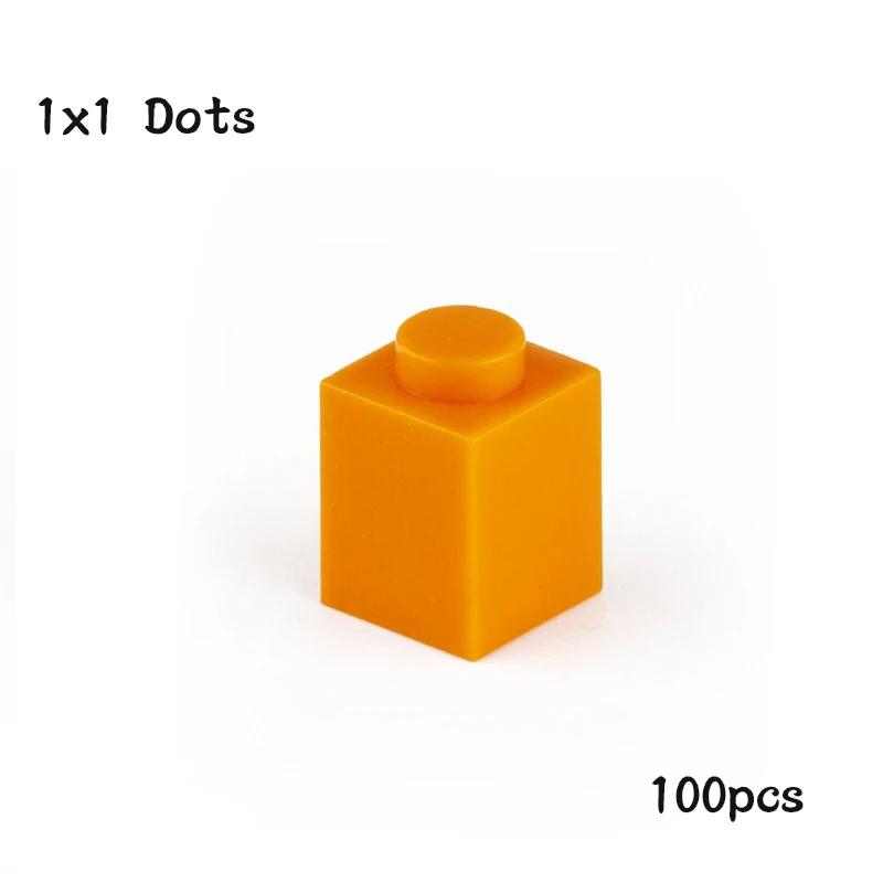 Non-Toxic Diy 1X1 Dots Building Blocks 100Pcs Thick Figures Bricks Size 1*1 Dot Compatible With 3005 Educational Creative Toy For Children