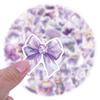 60 Minimalist Purple Coquette Stickers for Journals, Stationery, Bottles, and Laptops