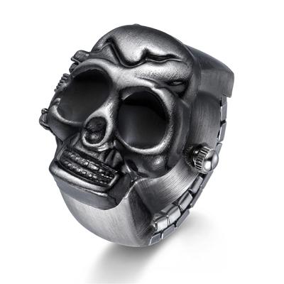 JEWELRYWE Ringuhr, Schlicht, Großes Zifferblatt, Beliebt, Wasserdicht, Analog Quarz, Business Stil
