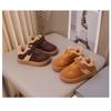 Korean Version of Children's Cotton Shoes Winter New Boys' Lamb Wool Velvet Warm Winter Shoes Girls' Baby Two Cotton Shoes