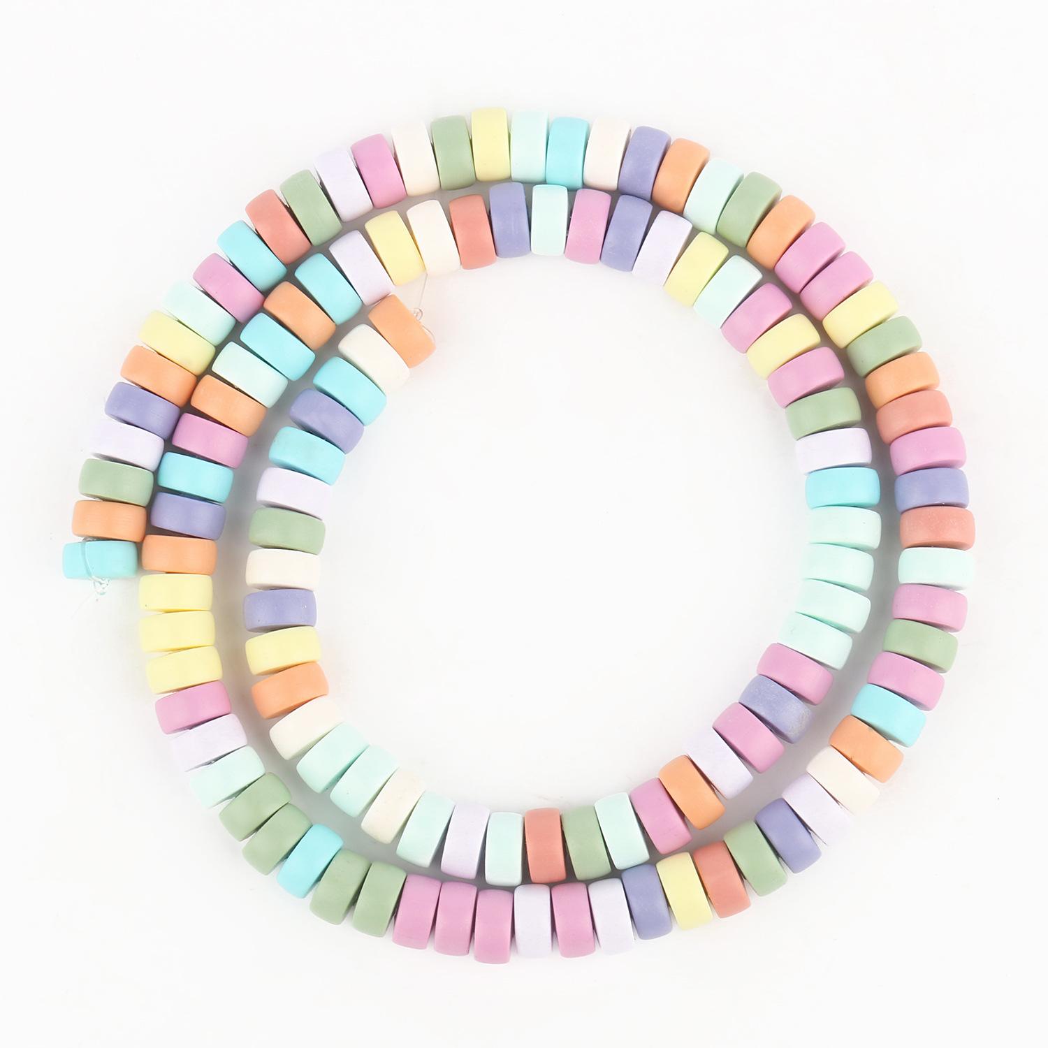 

100 шт. Намисто з богемської глини з бісеру, браслет, інструменти для виготовлення ювелірних виробів своїми руками 7x3mm