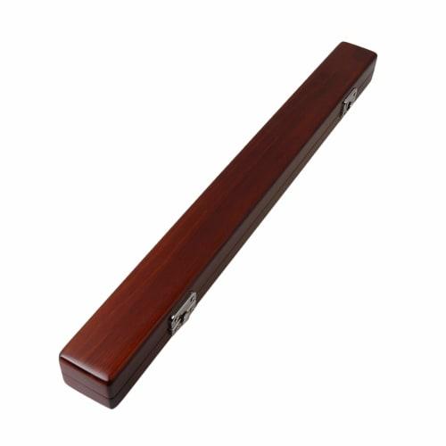 Yibuy 460x44x37mm Wooden Baton Case for Orchestra Conductors, Redwood Color, No Baton, Solid Construction and Simple Design, Luxurious Design. Modifie