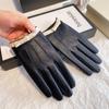 Genuine Leather Gloves Women Warmth Driving Bicycle Sheepskin Touch Screen Windproof Superior Qualit Wind Resistance Mittens