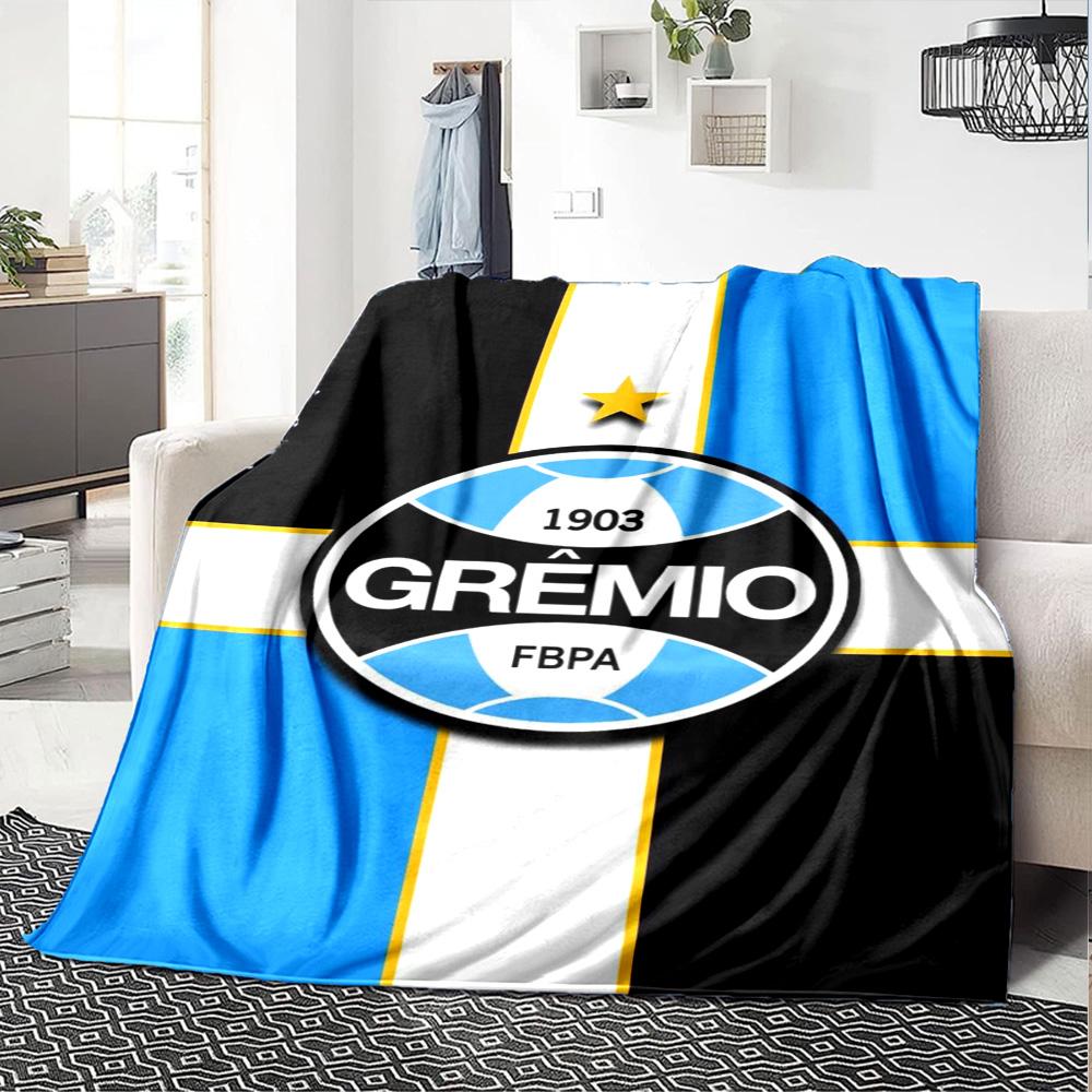 Grêmio Print Flanelldecke Hohe Qualität Warm Bequem Decke für Alle Jahreszeiten Perfekt für Geschenke Heimdekoration