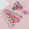 12Pcs Pink Strawberry Sweet Fruit Slap Bracelets Toy for Kids Girl Birthday Party Favors Baby Shower Guest Gifts Pinata Fillers